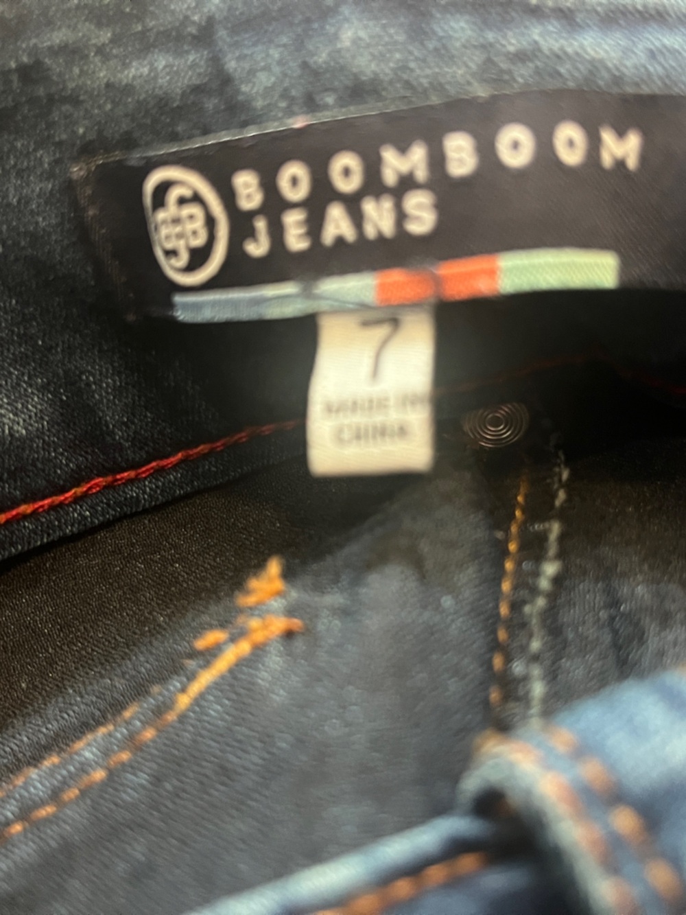 Boom Boom Jeans women’s Dark Blue Denim Size 7